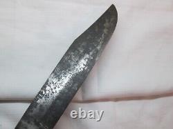 Antique England Hunting Bowie Knife Vintage Knives Old 15-3/8 Long 1/4 Thick