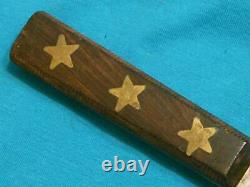 Antique Foster Bros Gold Star Butchers Mountain Man Trader Hunting Knife Vintage