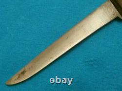 Antique Foster Bros Gold Star Butchers Mountain Man Trader Hunting Knife Vintage