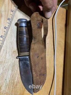 Antique Jean Case Cut co Littler Vally N. Y. Knife with sheet (lot#19913)