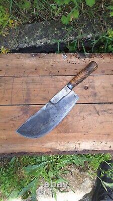 Antique Knife Cleaver Whale Knife Butcher Hunter Chuck Wagon Cowboy Mountain Man