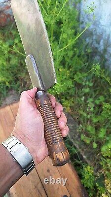 Antique Knife Cleaver Whale Knife Butcher Hunter Chuck Wagon Cowboy Mountain Man