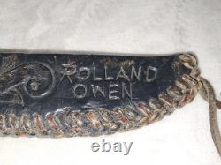 Antique Knife Fixed Blade Sheath Leather Primitive EXTREMELY SHARP collectible