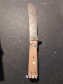 Antique Knife Russell Green River Works 5 Fixed Blade Hunting Trade