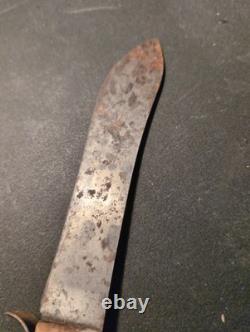 Antique Knife Russell Green River Works 5 Fixed Blade Hunting Trade