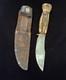 Antique Marbles 1916 Gladstone Knife with Original Leather Sheath 200-03