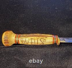 Antique Marbles 1916 Gladstone Knife with Original Leather Sheath 200-03