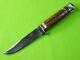 Antique Old US German Style Indian Head Hunting Knife