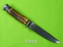 Antique Old US German Style Indian Head Hunting Knife