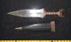Antique Pugio Dagger Sheath Knife Roman Wood Handle
