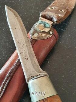 Antique Silver PUUKKO Hunting knife B. N. 1927