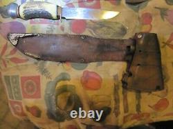 Antique Solingen Germany Hunting Knife Hatchet Combo Set'50-'66