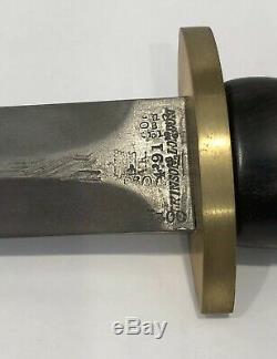 Antique Wilkinson Sword London England Horn Handle Hunting Knife Dagger