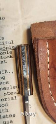 Anza 1997 Custom Teenie Weenie Fixblade Knife