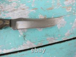 Anza 99 USA Fixed Blade Hunting Knife With Sheath 4 File Blade