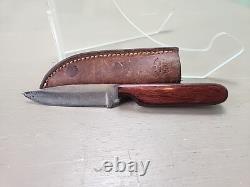 Anza USA 13 Vintage Fixed Blade Knife 8 With Sheath K15
