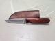Anza USA 13 Vintage Fixed Blade Knife 8 With Sheath K15