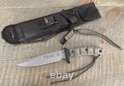 Apache Falcon TOPS Knives Gray Blade / Gray Handle with Lanyard & Sheath