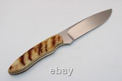 Arno Bernard Drop Point Hunting Knife Sheep Horn Handles
