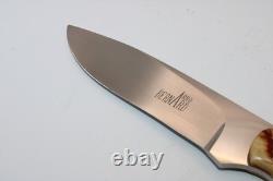 Arno Bernard Drop Point Hunting Knife Sheep Horn Handles