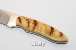Arno Bernard Drop Point Hunting Knife Sheep Horn Handles