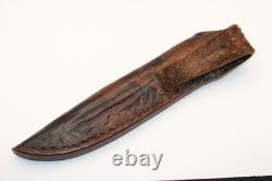 Arno Bernard Drop Point Hunting Knife Sheep Horn Handles