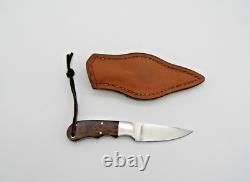 B B STEVENS, Ohio Handmade Fixed Blade Hunting Knife MINTY