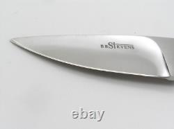 B B STEVENS, Ohio Handmade Fixed Blade Hunting Knife MINTY
