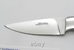 B B STEVENS, Ohio Handmade Fixed Blade Hunting Knife MINTY