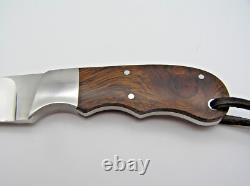 B B STEVENS, Ohio Handmade Fixed Blade Hunting Knife MINTY