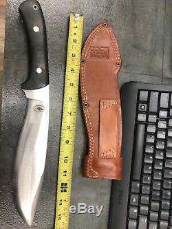 BARK RIVER1ST PRODUCTIONCONVEX BOWIE HUNTING & FIGHTING KNIFE withSHEATH