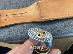 BARON West GERMANY STAG HUNTING BOWIE KNIFE & SHEATH