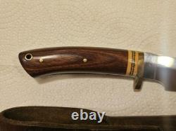 BEAUTIFUL CUSTOM HAND MADE FIXED BLADE KNIFE (Dale M Williams IL) HIGH QUALITY