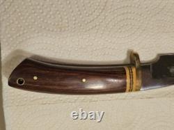 BEAUTIFUL CUSTOM HAND MADE FIXED BLADE KNIFE (Dale M Williams IL) HIGH QUALITY