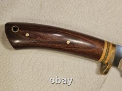BEAUTIFUL CUSTOM HAND MADE FIXED BLADE KNIFE (Dale M Williams IL) HIGH QUALITY