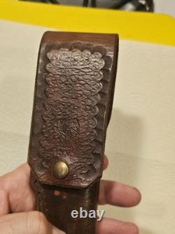 BEAUTIFUL CUSTOM HAND MADE FIXED BLADE KNIFE (Dale M Williams IL) HIGH QUALITY