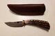 BEHRING MADE KNIVES James Jr. Woodcraft Pocket Knife Gorgeous Stag & Sheath