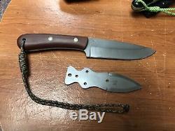BLIND HORSE KNIVES Pathfinder Scout Bushcraft Camp W Kydex Rig And Spear Point