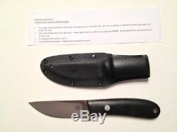 BOB DOZIER ARKANSAS MADE KNIVES Model K-16 Yukon Pro Skinner Knife Kydex Sheath