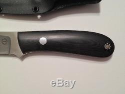 BOB DOZIER ARKANSAS MADE KNIVES Model K-16 Yukon Pro Skinner Knife Kydex Sheath