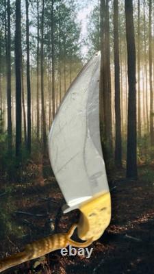 BOKER ARBOLITO Fixed Blade Full-Tang Antler Stag Hunting Knife With Sheath