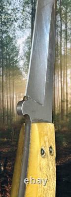 BOKER ARBOLITO Fixed Blade Full-Tang Antler Stag Hunting Knife With Sheath