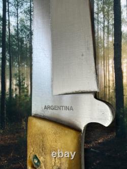 BOKER ARBOLITO Fixed Blade Full-Tang Antler Stag Hunting Knife With Sheath