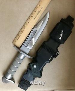 BUCK 184 BUCKMASTER Survival Knife 1985 ORIGINAL VARIATION 2 SHEATH