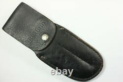 BUCK U. S. A. #104 Twin Knife Matched Set with Double Leather Sheath REDUCED