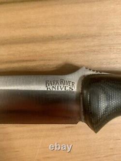 Bark River Knives Bravo-1, Black Canvas Micarta, A2 Tool Steel, Kydex Sheath