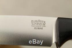 Bark River Knives Fox River Ext-1 Lt Elmax Black Micarta Knife 1st Production