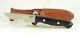 Bark River Knives Gunny Hunter, A2, Black Canvas with Red Liners, Drop Point