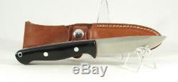 Bark River Knives Gunny Hunter, A2, Black Canvas with Red Liners, Drop Point