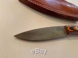 Bark River Knives in A2 steel Northstar Tigerstripe G-10 with Sheath USA made
